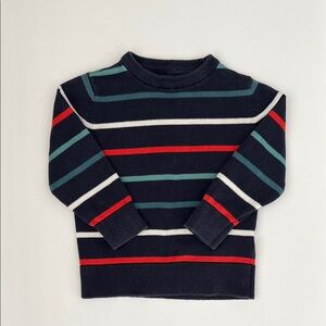 c&a sweater with multi colored stripes, size 2Y (2T)